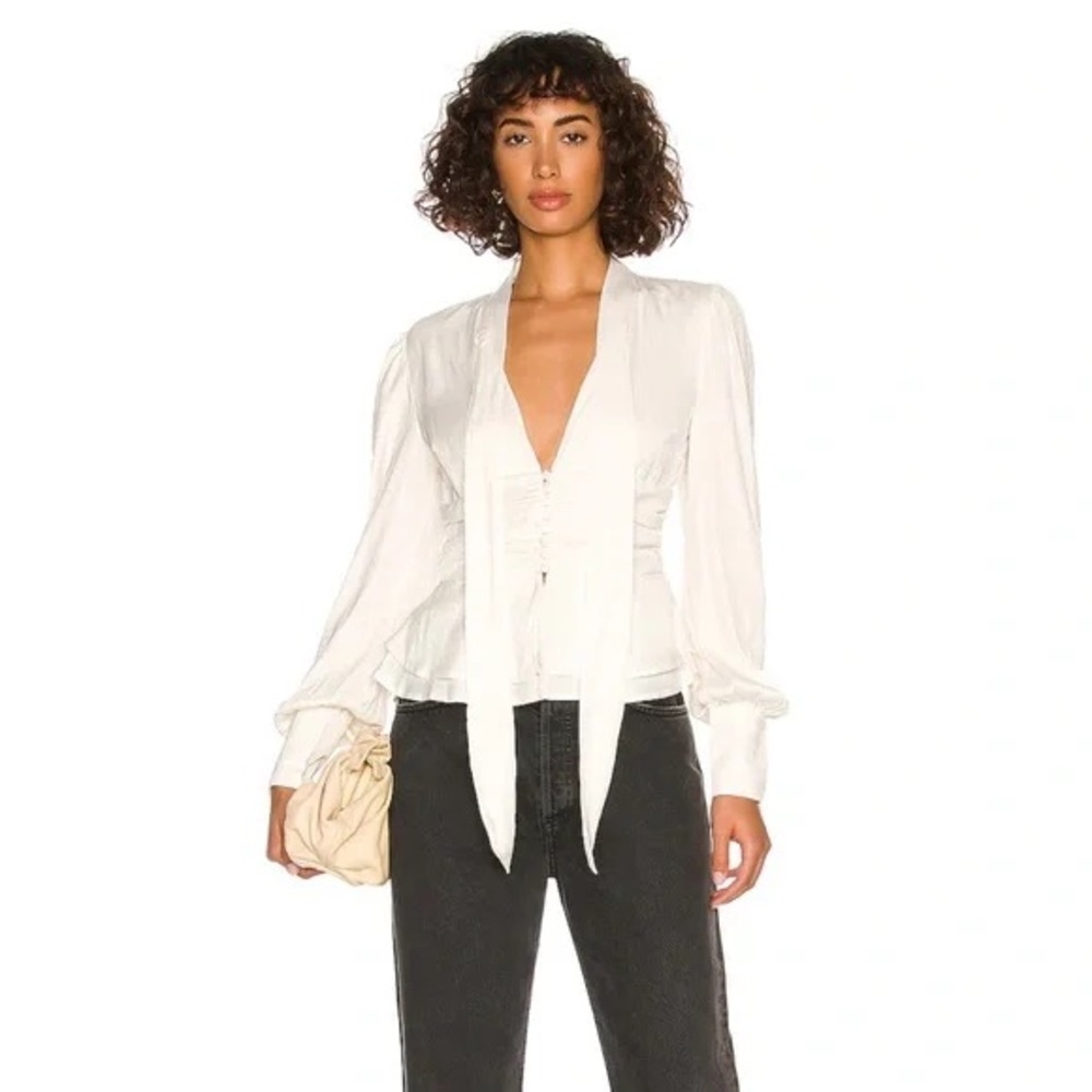 Bardot White Blouse with Elegant Design